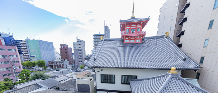 大阪市内で数少ない「天台宗」寺院